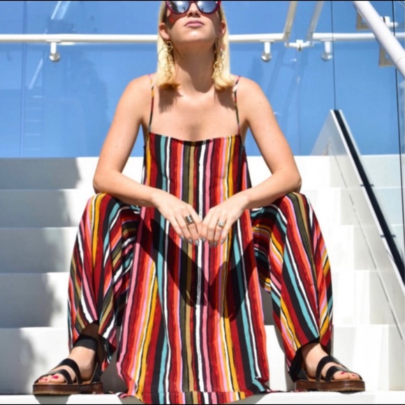 FREE PEOPLE Women's Multi-Striped SPLIT tunic ❤️❤️ - Picture 4 of 11